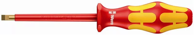 006100 Vde Insulated Slotted Screwdriver 160I 0.4 X 2.5 X 80 mm