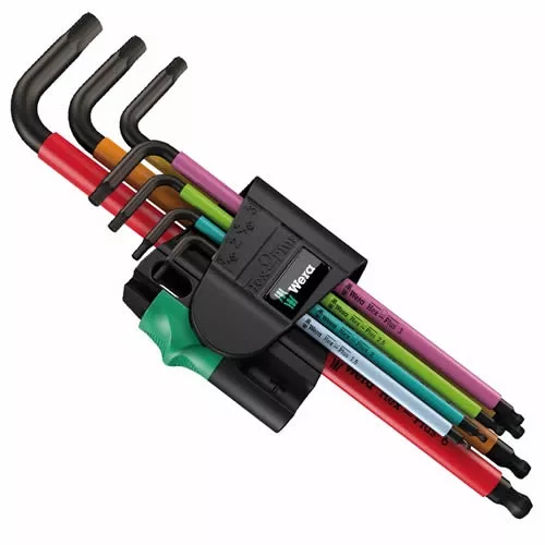022534 Wera Multicolor Magnetic Metric Hex L-key Set