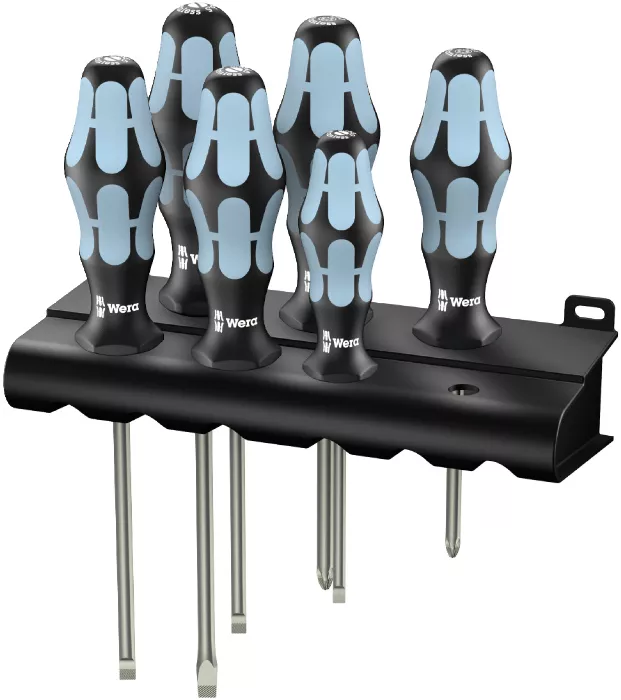 032061 Stainless Screwdriver Set 6Pc (Sl/Pz) 3334/3355/6