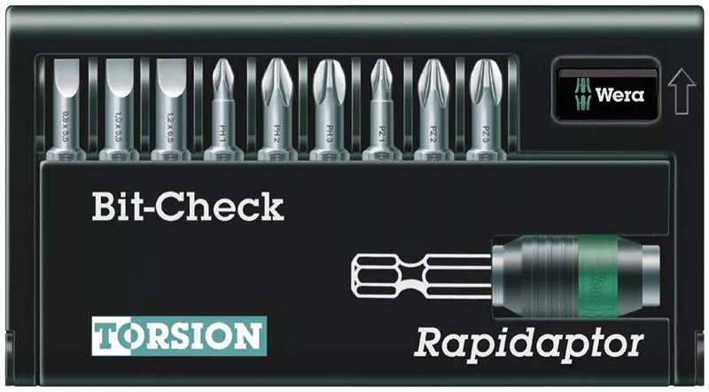 056375 Bit Set 9Pc (Sl/Ph/Pz) 8600-9/Tz Rapidaptor