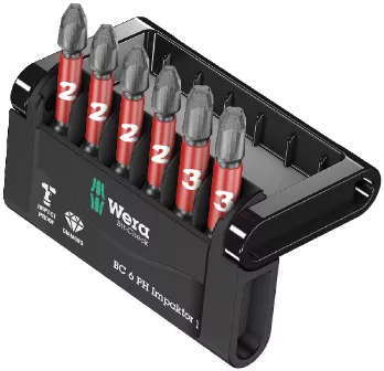 057691 Diamond Coated Bit Set 6Pc (Ph), Impaktor 20 Set Tower Mini-Check Impaktor 1 Tower