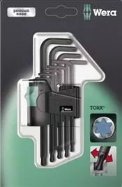 073598 Torx / Ballpoint Torx Key Set 9Pc Carded 967 Pkl/9 Sb