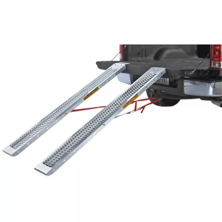 07480 Traction Cut-Out Steel Loading Ramps Pair, 72-in