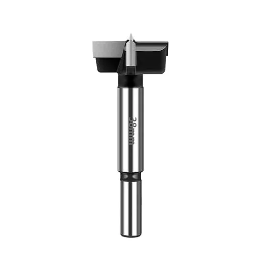 1-1/2 Inch Forstner Drill Bit, Carbide Tipped Forstner Bit for Hard Wood, Wood Drilling Hole Saw Set Woodworking Hinge Cutter Tool Kits for Wood Plastic Plywood