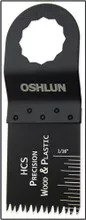 1-1/3" Precision Japan HCS Oscillating Tool Blade, 3pk (SuperCut), Oshlun MMS-1003