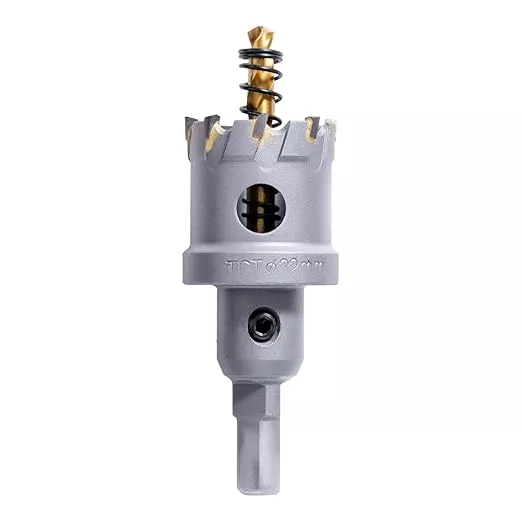1-1/4" Carbide Hole Saw, Heavy Duty Metal Hole Cutter with Pilot Drill Bit for Cutting Stainless Steel, Metal Sheet and Aluminum Alloy (32mm | 1-1/4")