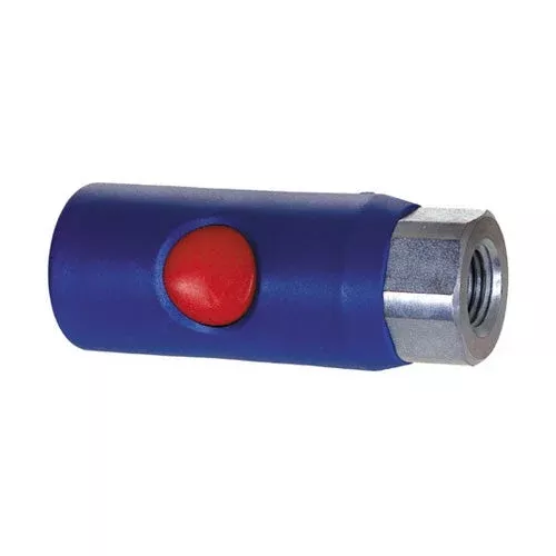 1 /4 Inch Basic Size Automotive/ Tru-Flate Style Interchange Push Button Air Coupler 3 /8 Inch Female Npt