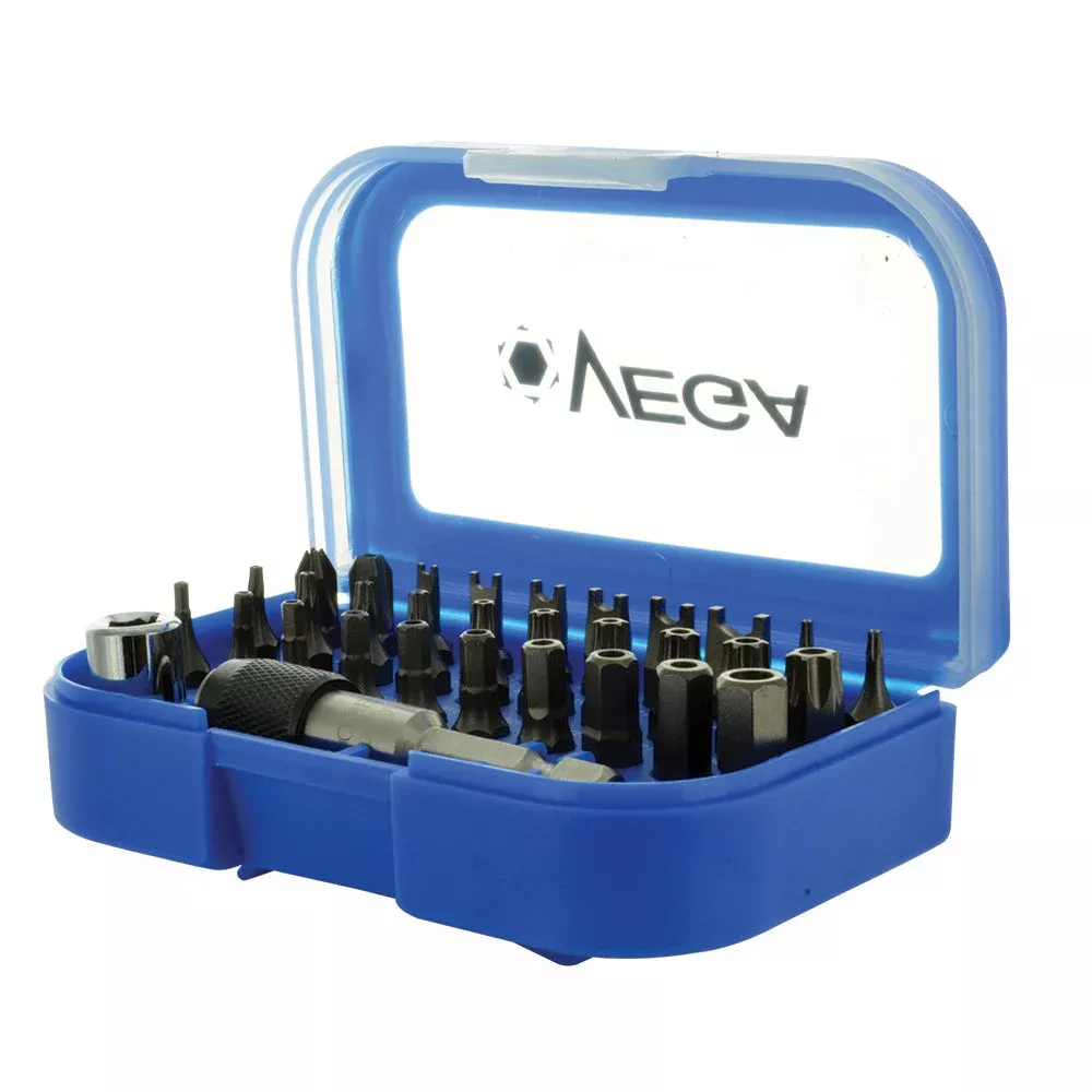 1 /4 Inch Drive 32-Piece Tamper Driver Bit Set