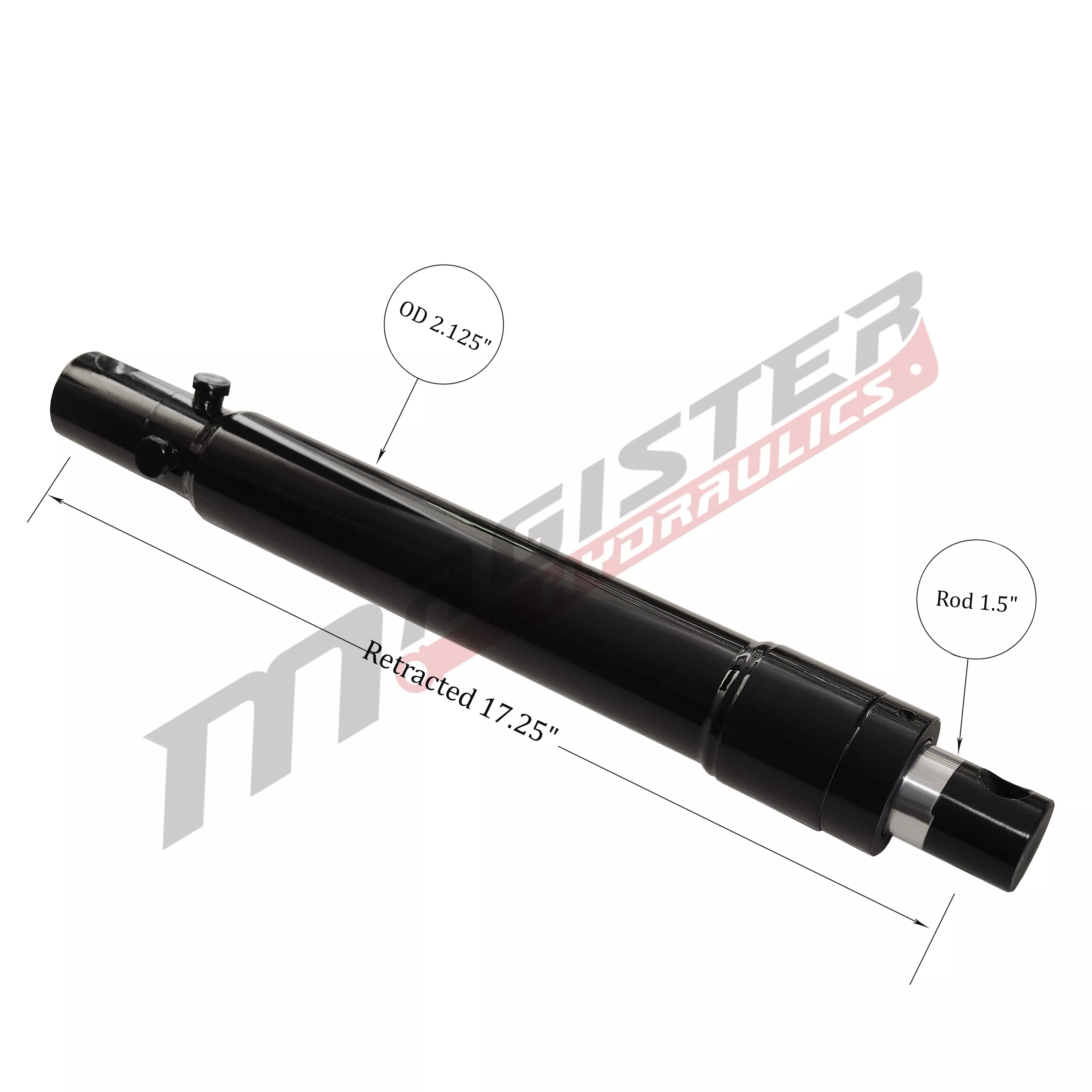 1.5" bore x 10" stroke snow plow Fisher Diamond hydraulic cylinder