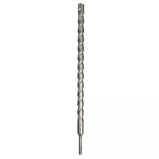 1 Inch x 18 Inch SDS Plus Rotary Hammer Drill Bit, Carbide Tipped for Brick, Stone, and Concrete (1" x 18")
