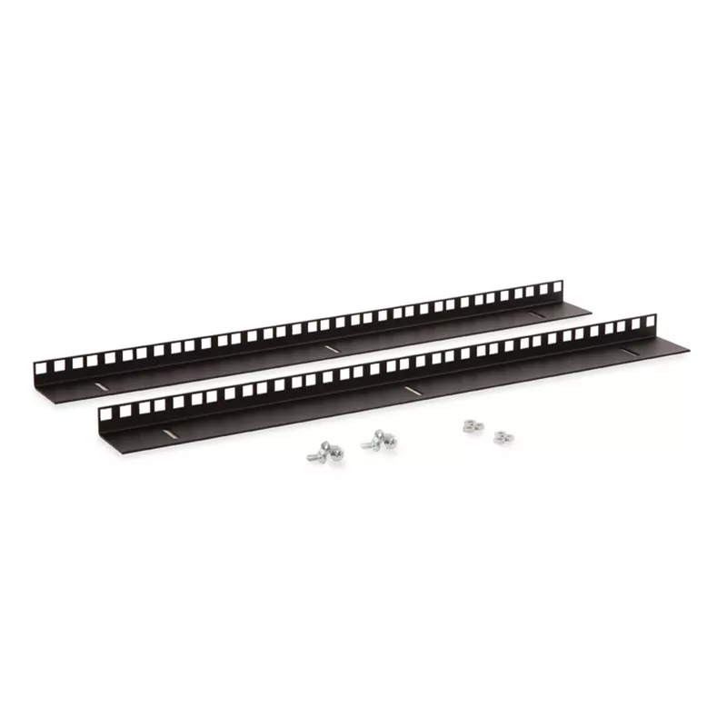 12U LINIER Wall Mount Vertical Rail Kit - Cage Nut