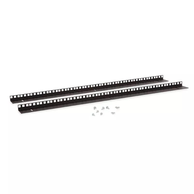 18U LINIER Wall Mount Vertical Rail Kit - Cage Nut