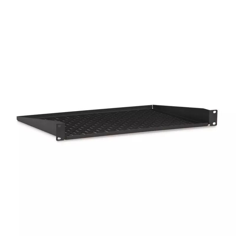 1U 12 inch Vented Component Shelf