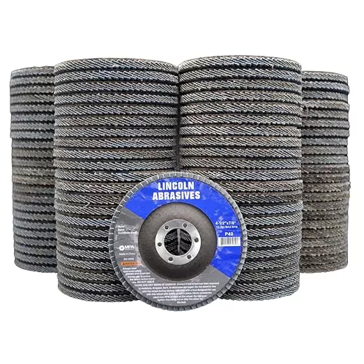 200-Pack Flap Disc 40 Grit 4.5" x 7/8" Sanding Discs