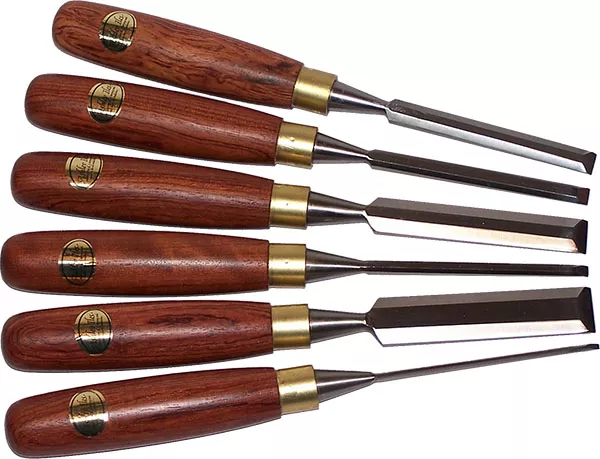 6pc Ashley Iles MK2 Bench Chisel Set