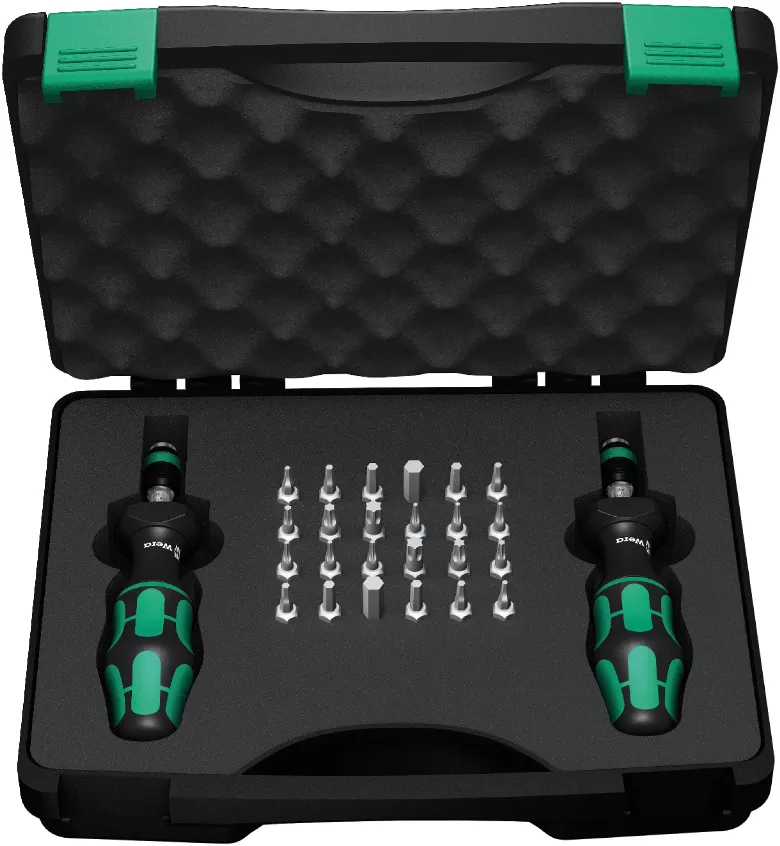 7440/41 Kraftform torque screwdriver set 0.3-3.0 Nm, 26 pieces
