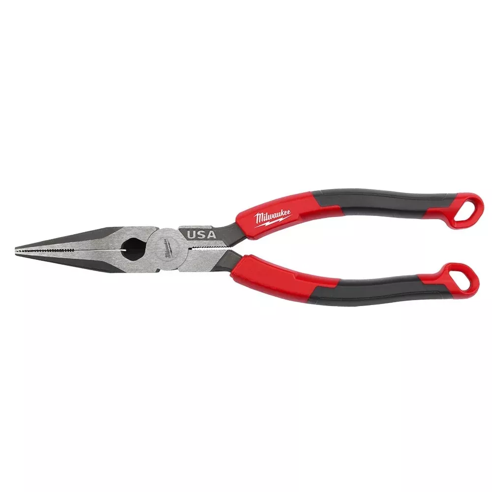 8" Long Nose Comfort Grip Pliers (USA)