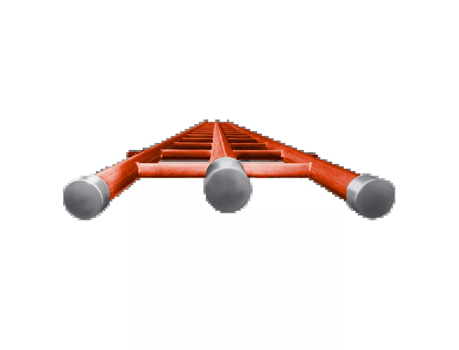 AB CHANCE 3 RAIL SPLICED LADDERS, 20′ Top Section