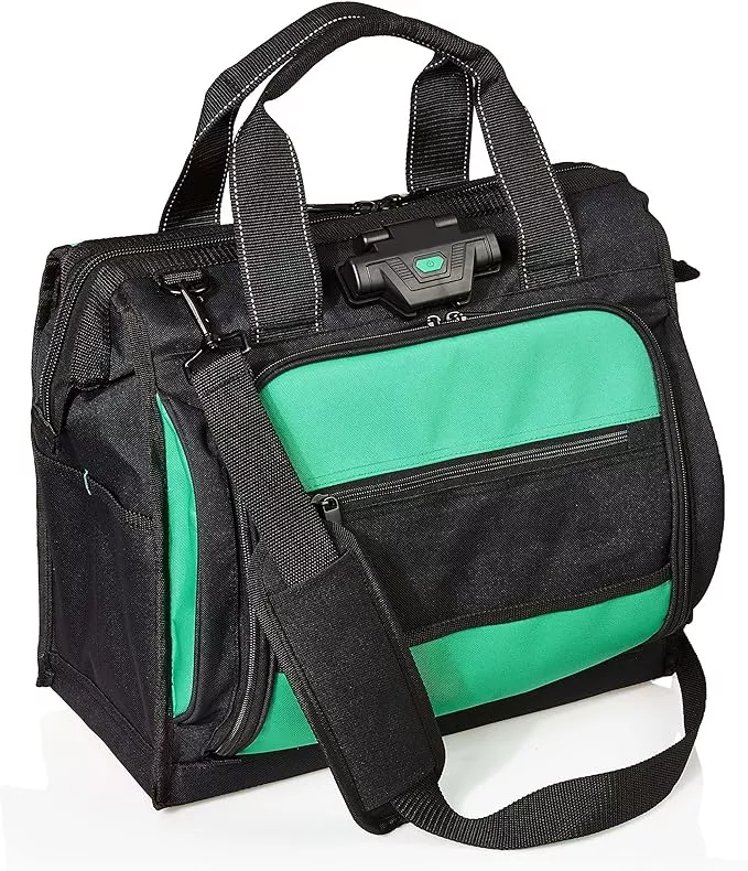 Amazon Basics Tool Sling Bag, Black, 40 Pockets (Previously Denali Brand)
