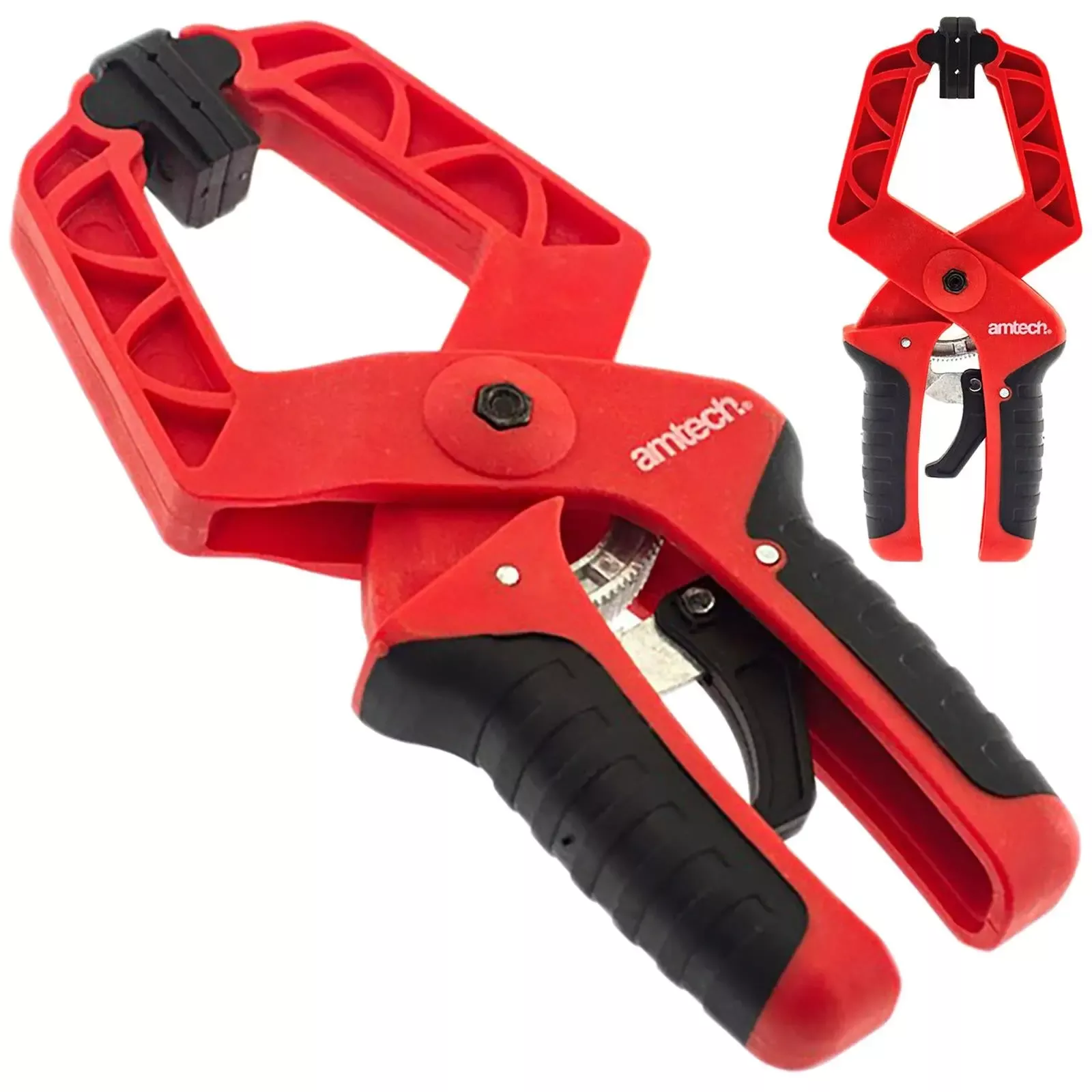 Amtech Ratchet Clamp 225mm (9") with Soft Grip Handle