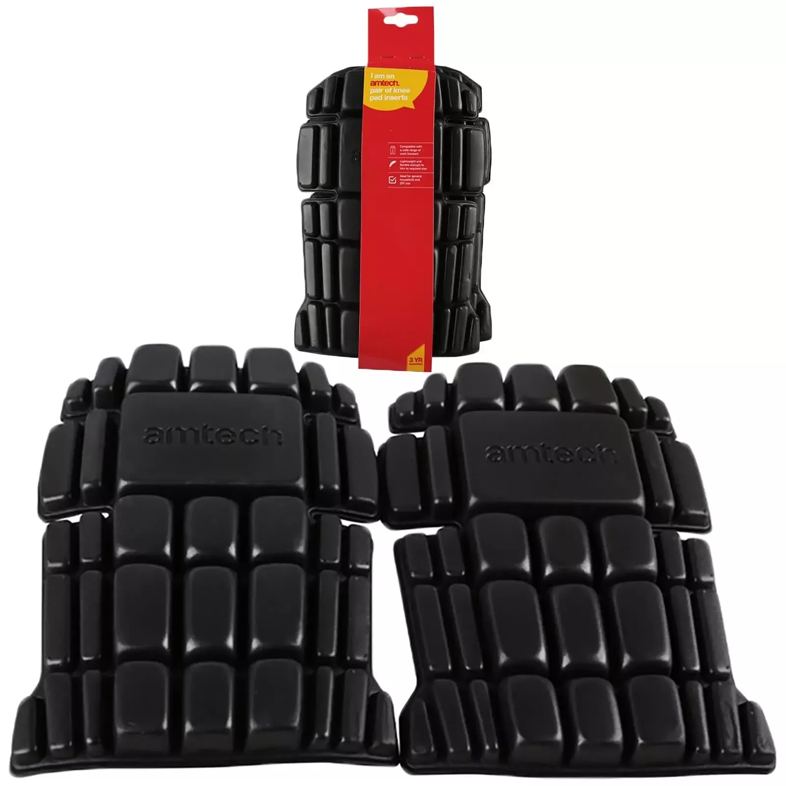 Amtech Work Trouser Knee Pad Inserts Pair Workwear