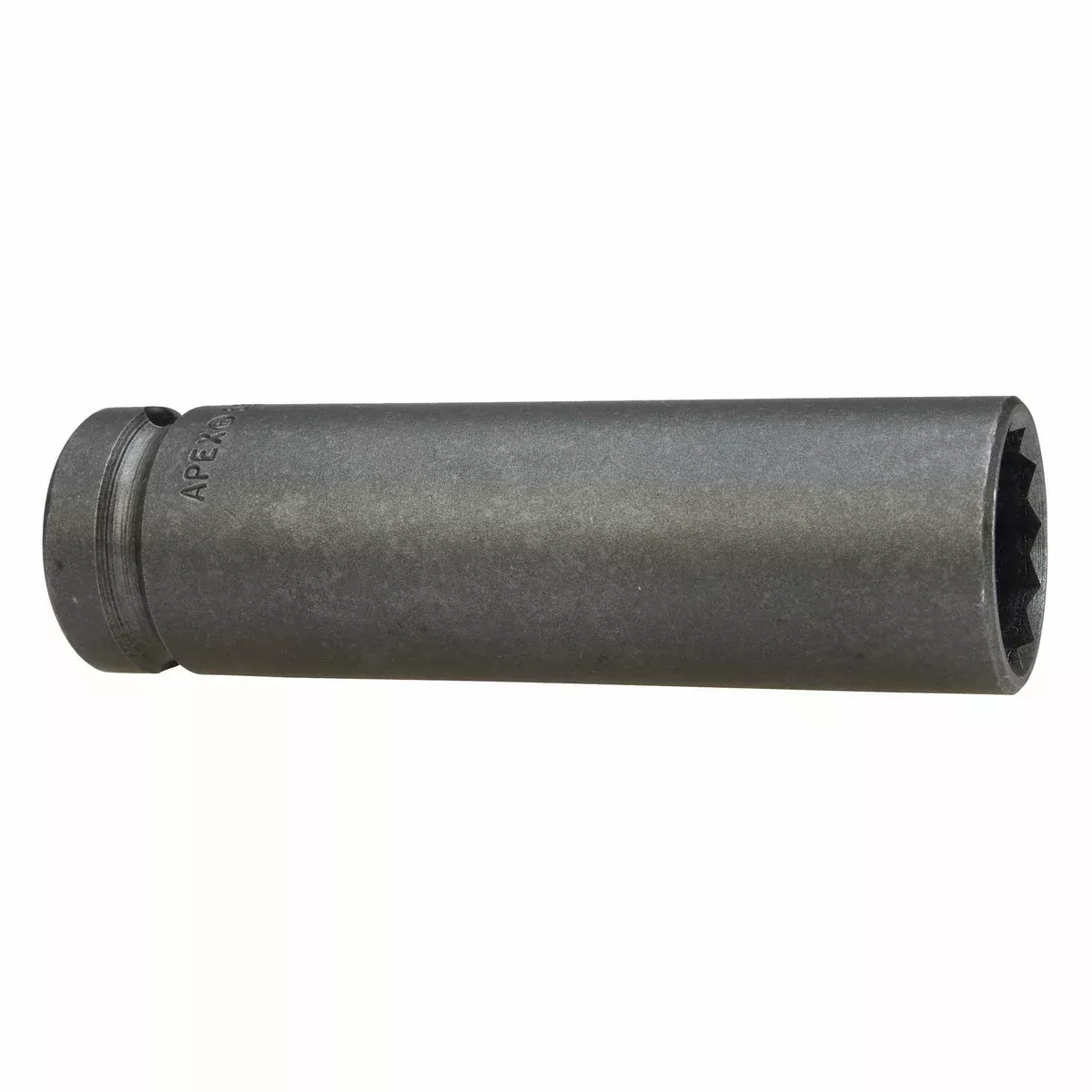 Apex 5522-D | Inch Hex | 12-Point | Thin Wall | Extra-Long Length | 1/2" Square Drive | 11/16" Hex Impact Socket