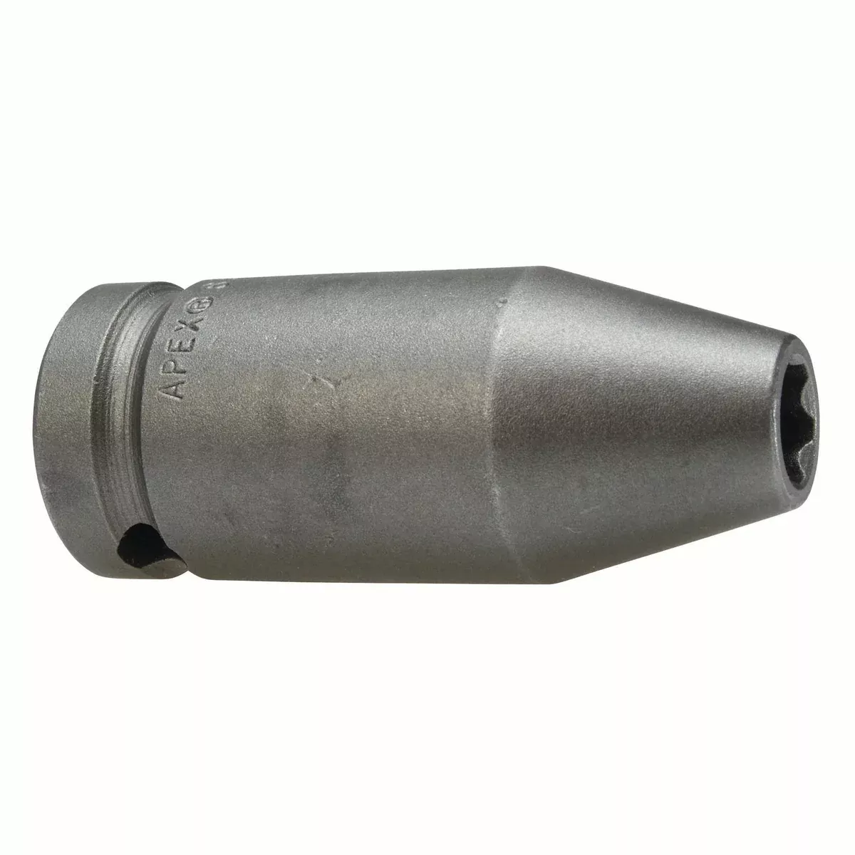 Apex SF-8MM25 | Metric Hex | 6-Point | Surface Drive | Long Length | 1/2" Square Drive | 8 mm Power Socket
