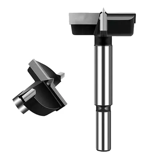 ASNOMY 2-1/8" Inch Carbide Forstner Drill Bit, Carbide Tipped Forstner Bit for Hard Wood, Wood Drilling Hole Saw Set Woodworking Hinge Cutter Tool Kits for Wood Plastic Plywood