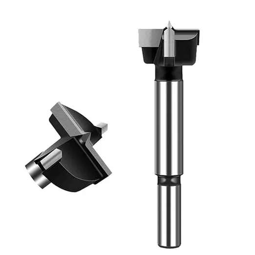 ASNOMY 3/4" Inch Carbide Forstner Drill Bit, Carbide Tipped Forstner Bit for Hard Wood, Wood Drilling Hole Saw Set Woodworking Hinge Cutter Tool Kits for Wood Plastic Plywood