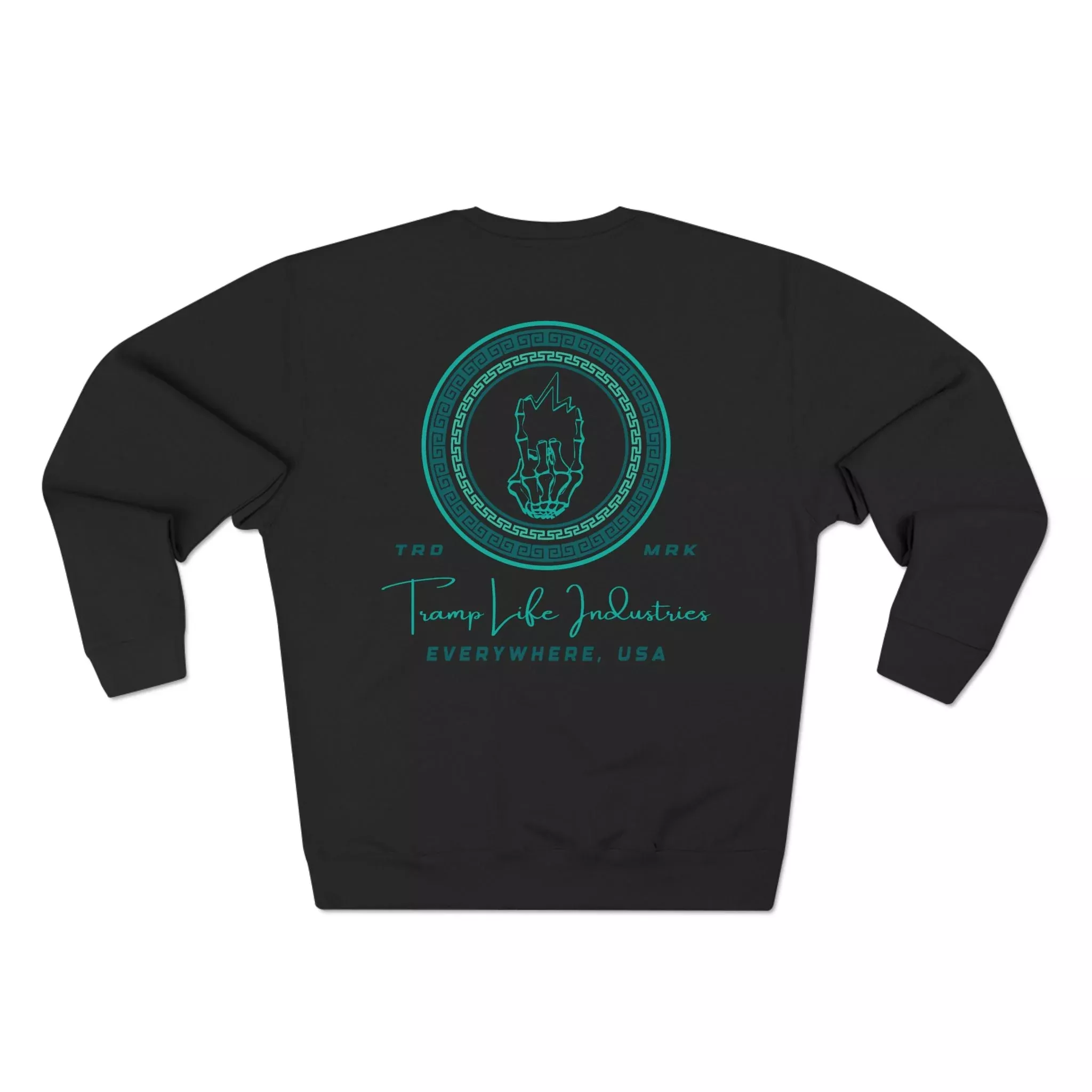 Aztec Teal Crewneck
