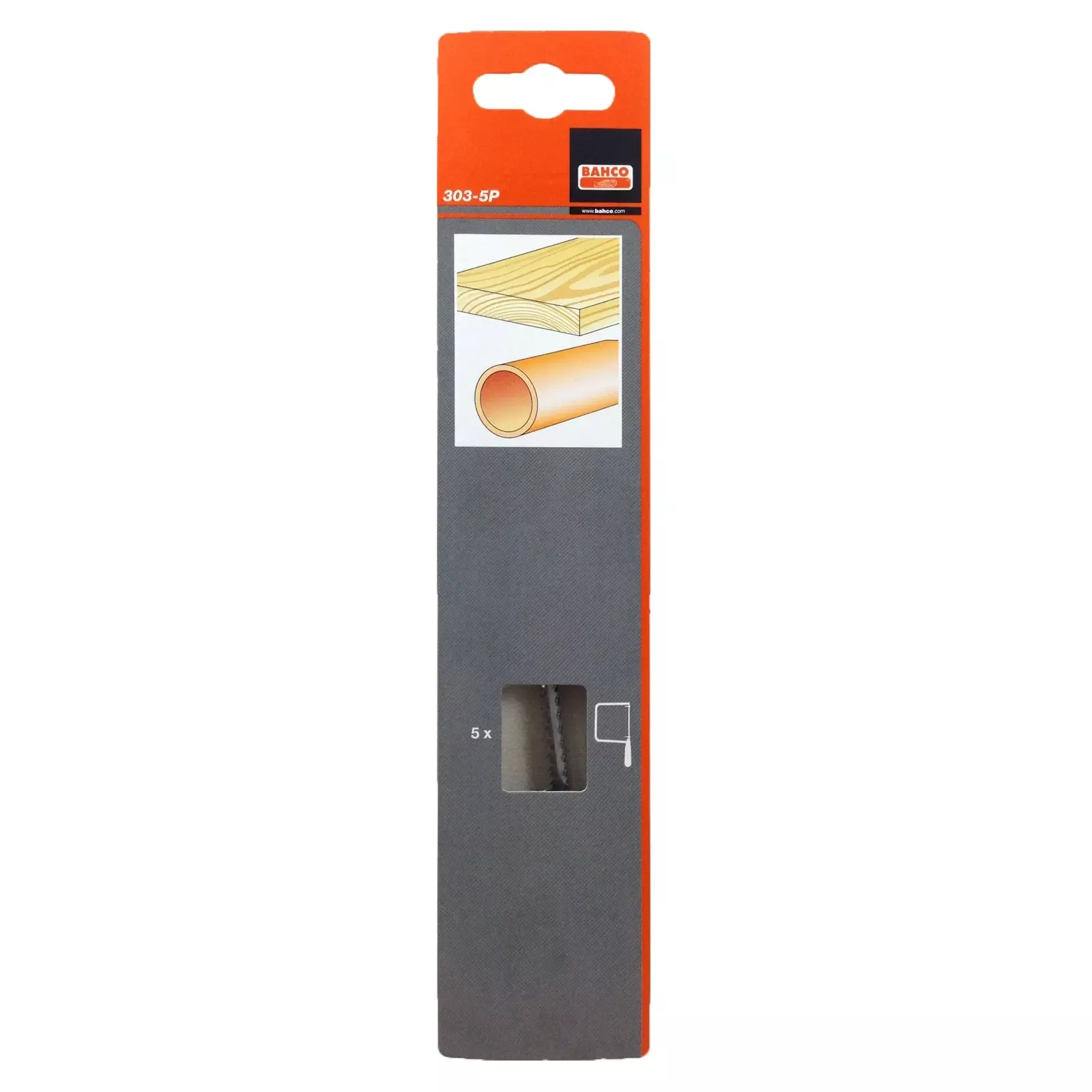 Bahco 5 Pack 165mm Coping Saw Blades 14TPI