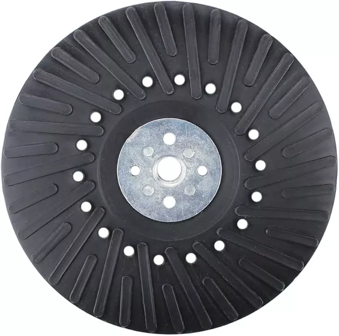 BHA Angle Grinder Ribbed Backing Pad for Resin Fiber Disc, 7" x 5/8" x 11