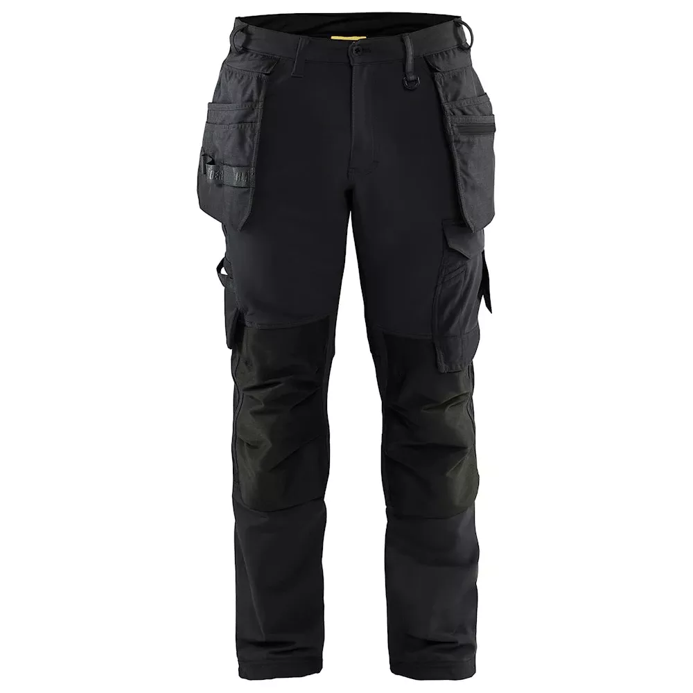 Blaklader 4-Way Stretch Work Pants Black- 32X30, 16221644990032/30