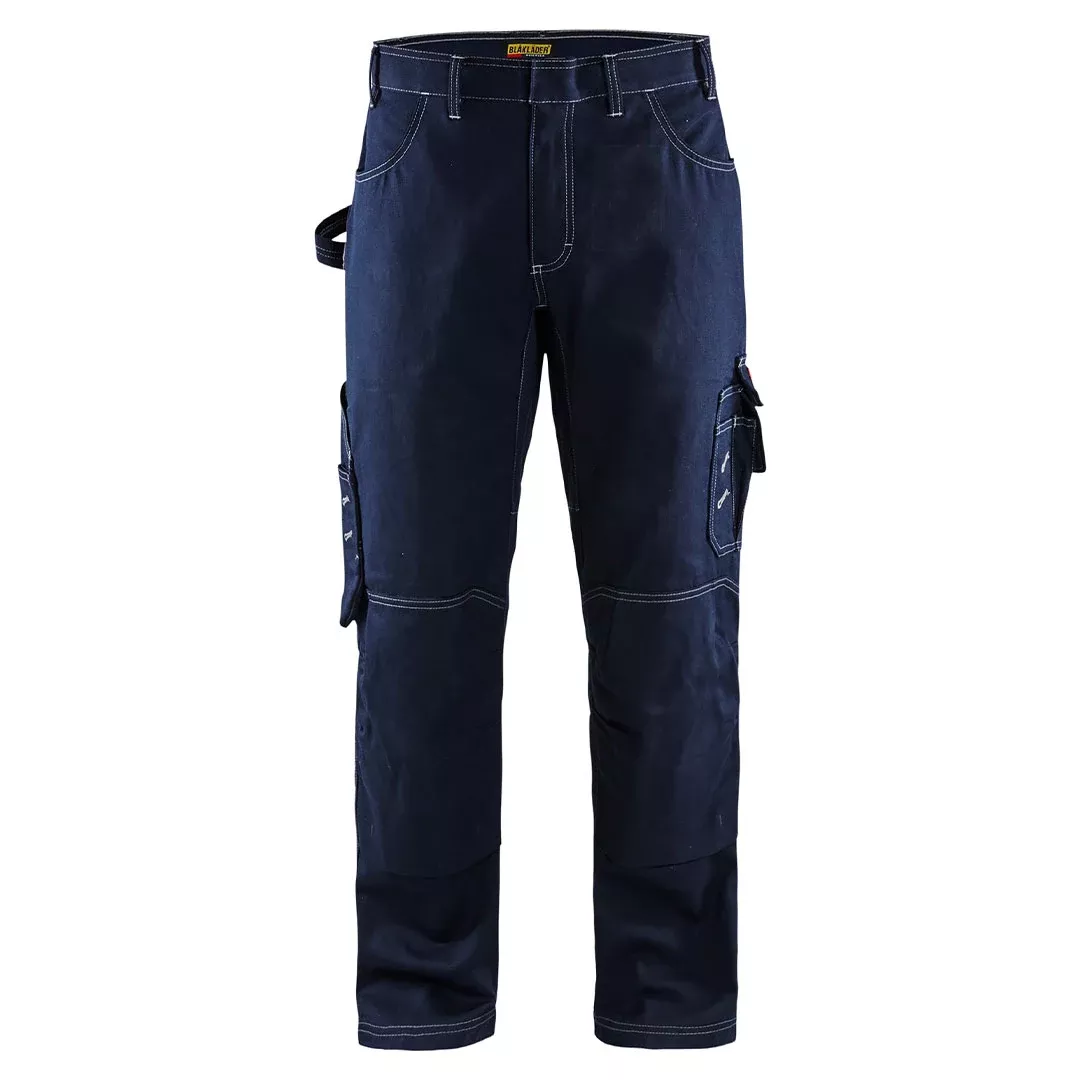 Blaklader FR Pants Without Utility Pockets- 30X28, Navy Blue, 16761550890030/28
