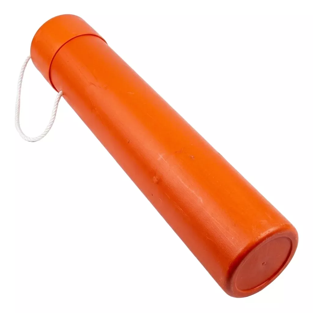 Blanket Canister, 36″L x 6″ Orange
