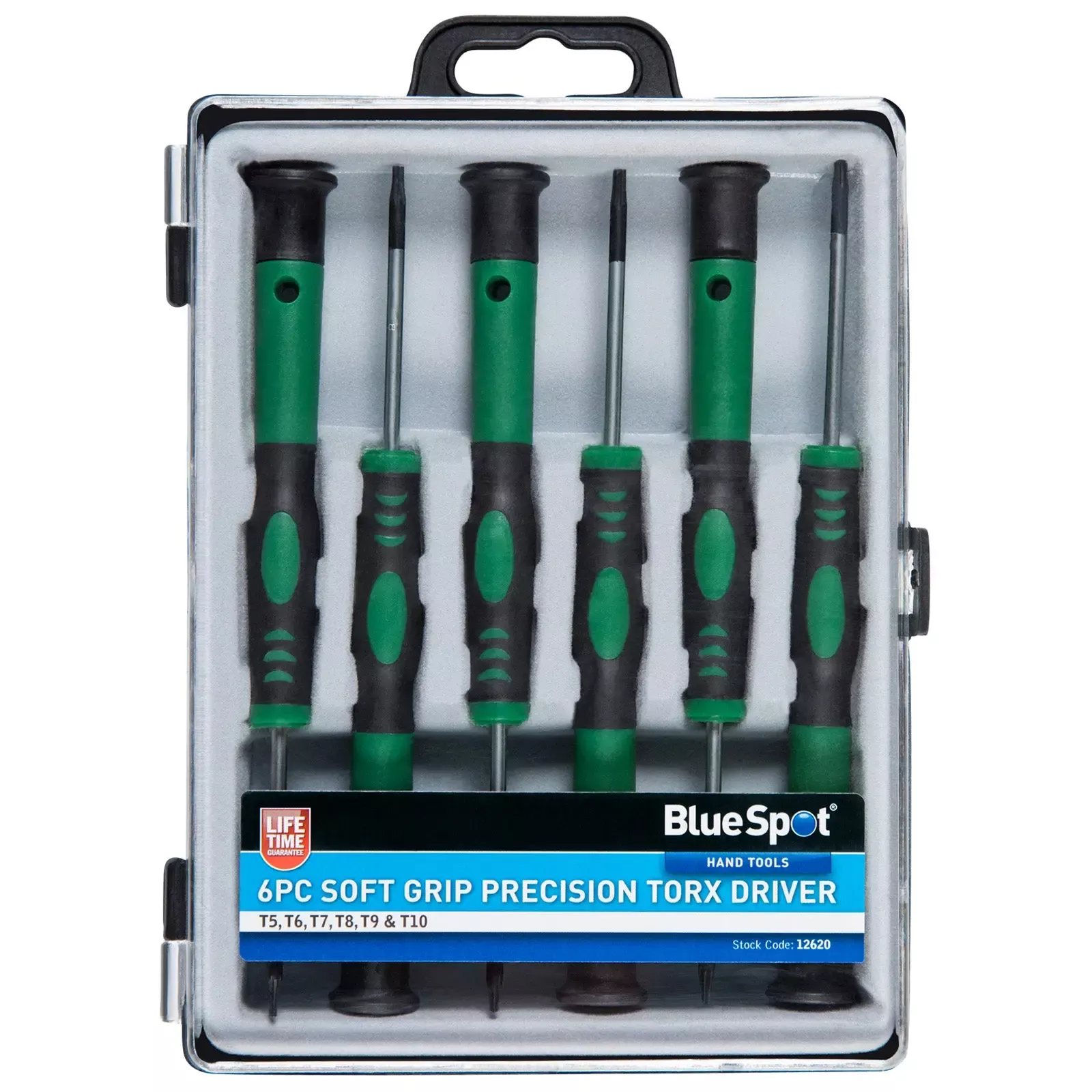 BlueSpot 6 Piece Soft Grip Precision Torx Screwdriver Set