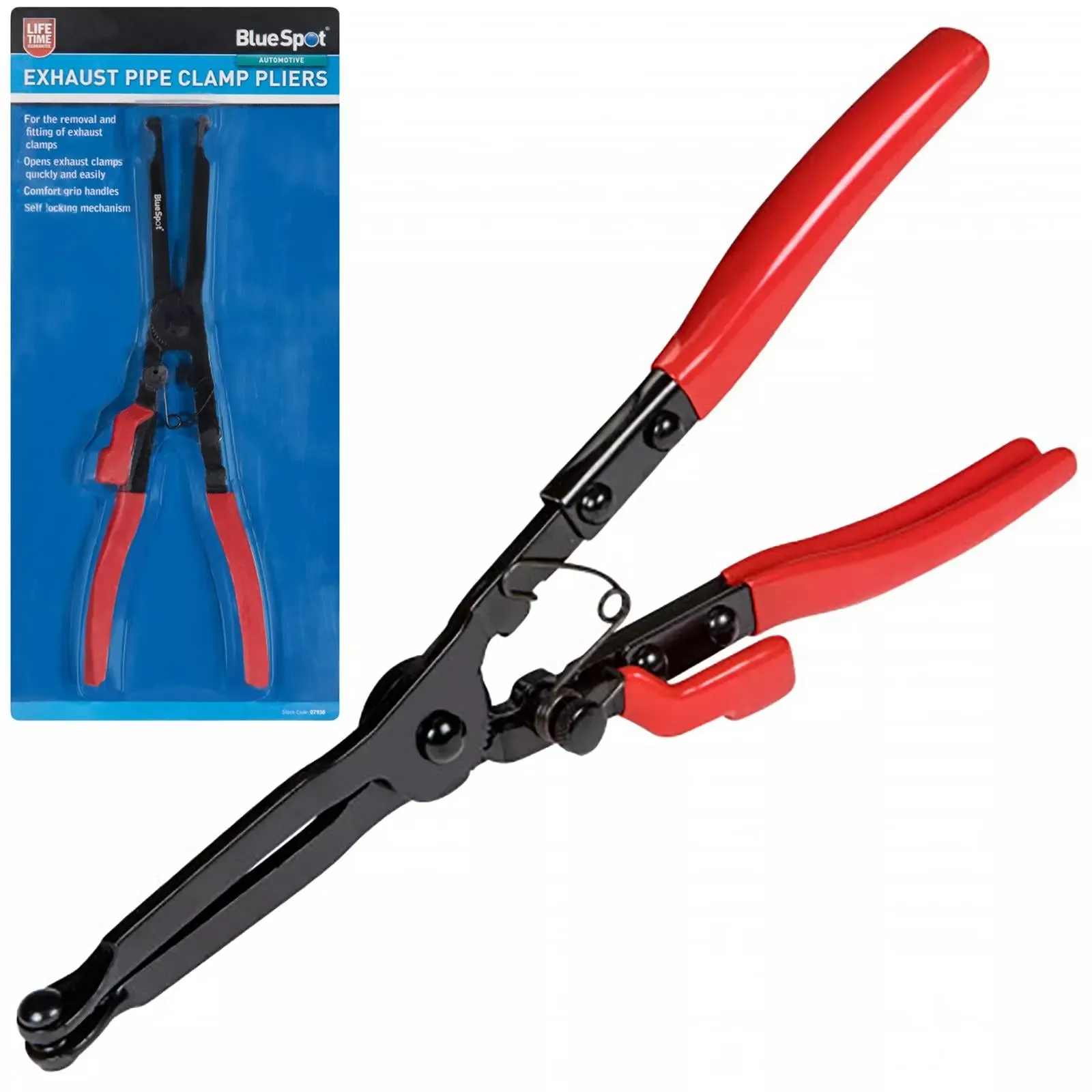 BlueSpot Exhaust Pipe Clamp Pliers 20-60mm