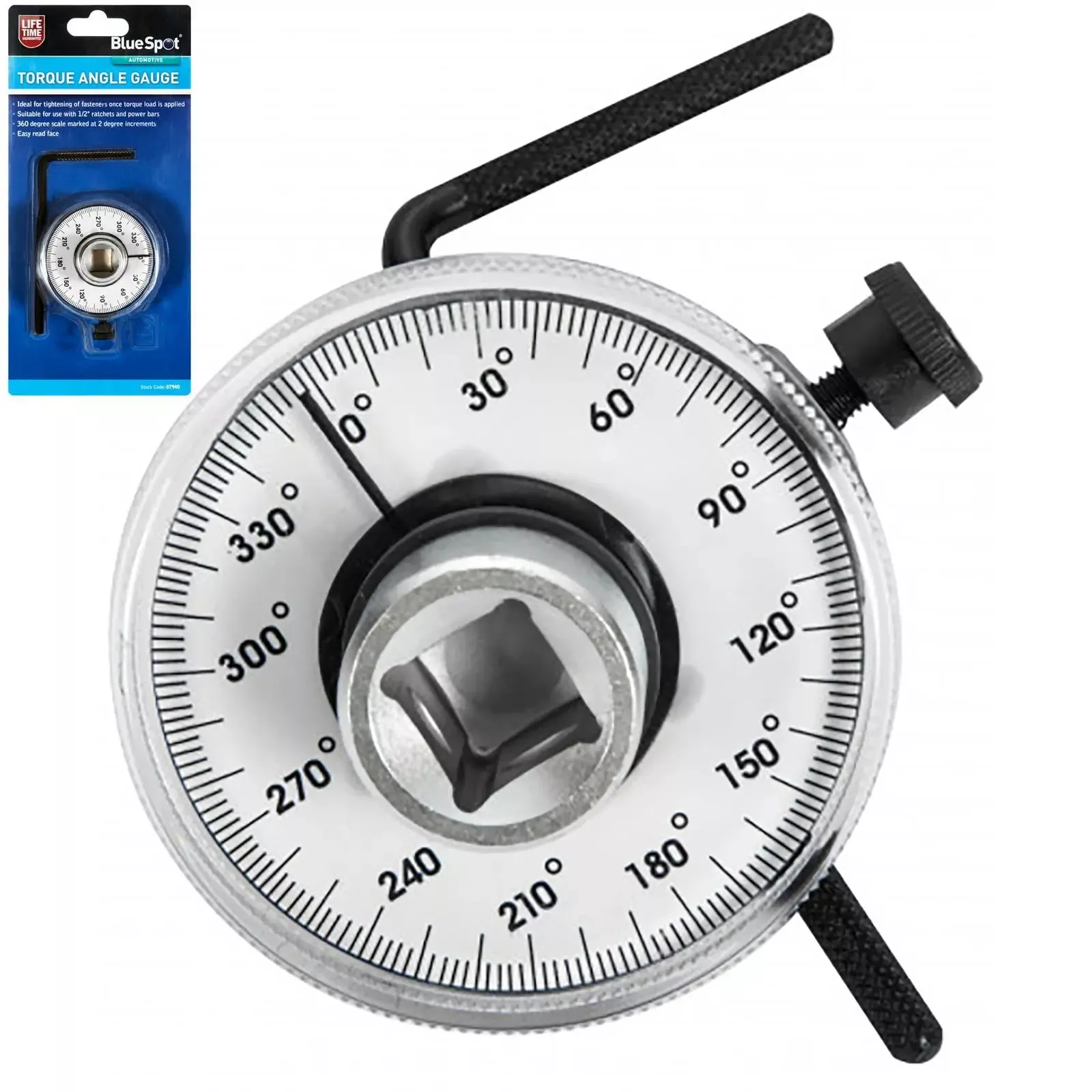 BlueSpot Torque Angle Gauge 1/2" Drive