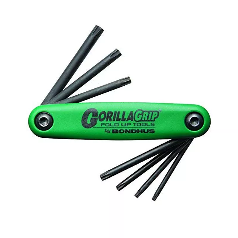 Bondhus 12636 Tamper Resistant TORX GorillaGrip Fold Up Driver