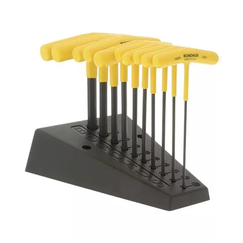 Bondhus 13390 Hex T-handle Set, 10 Piece