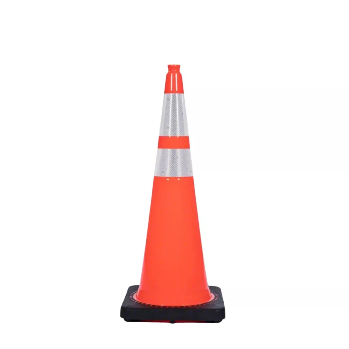 BONE SAFETY | 28" Traffic Cone with Reflective Collars | #BONECONE2807