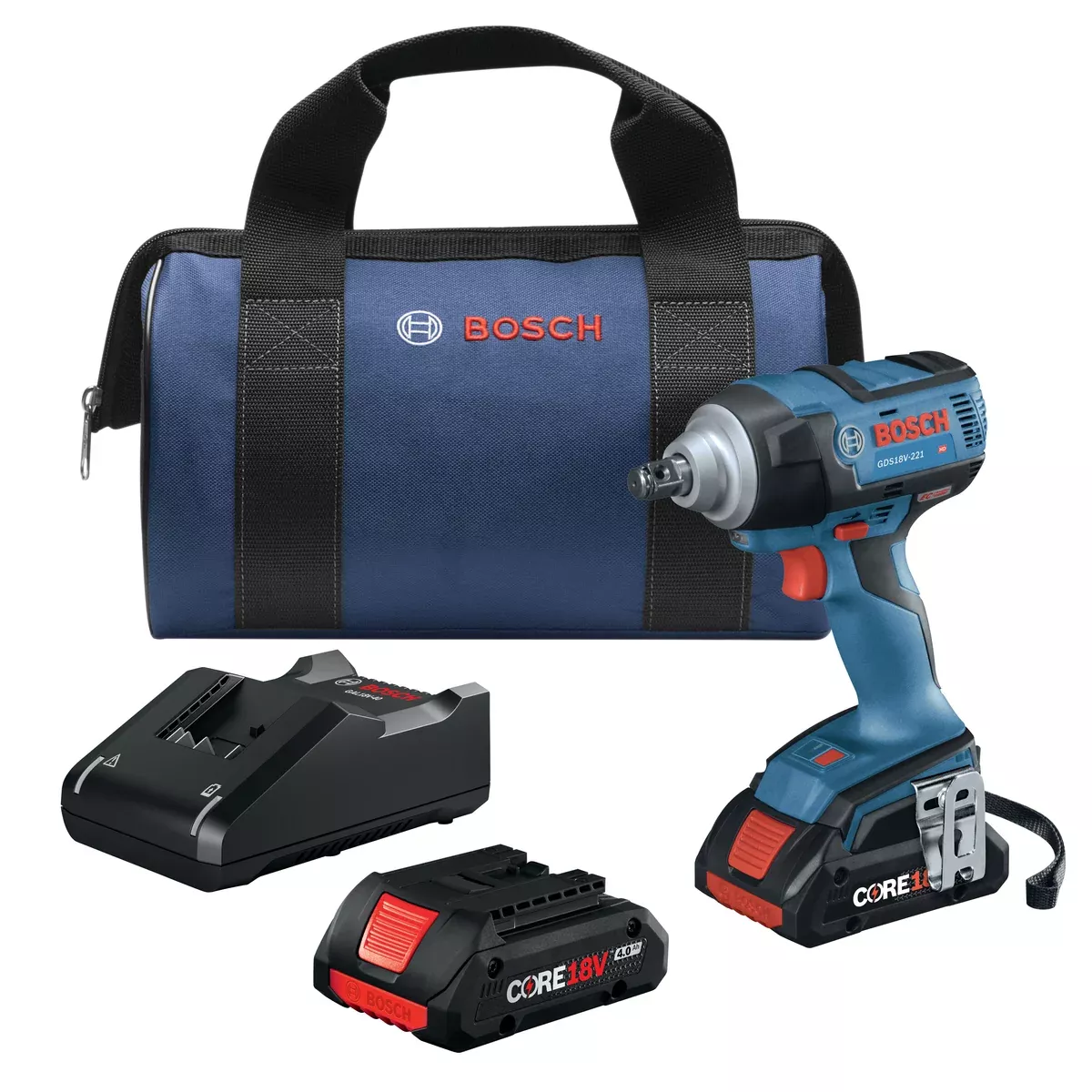 Bosch GDS18V-221B25 | 18V 1/2 In. Impact Wrench Kit
