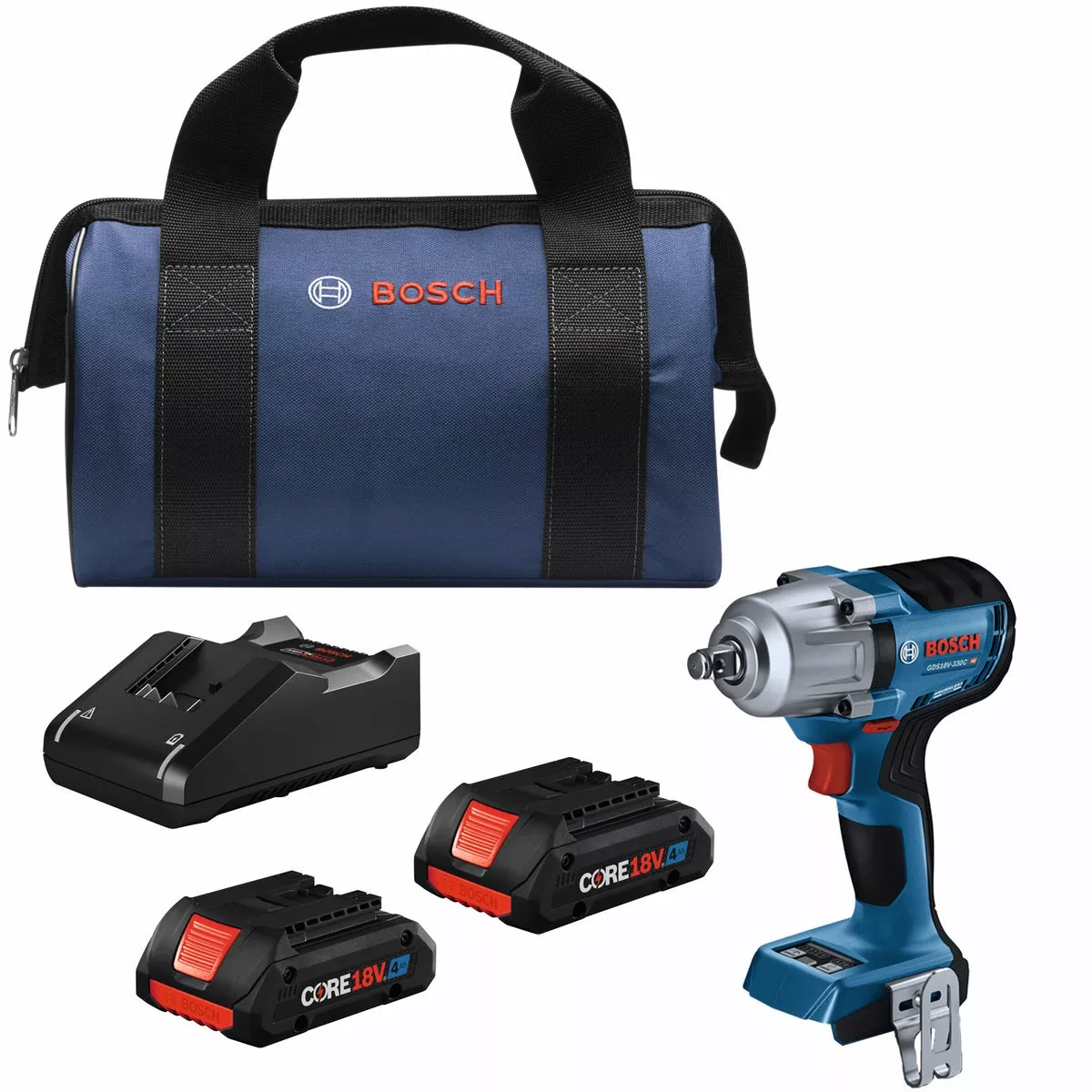 Bosch GDS18V-330CB25 | 18V 1/2 In. Impact Wrench Kit