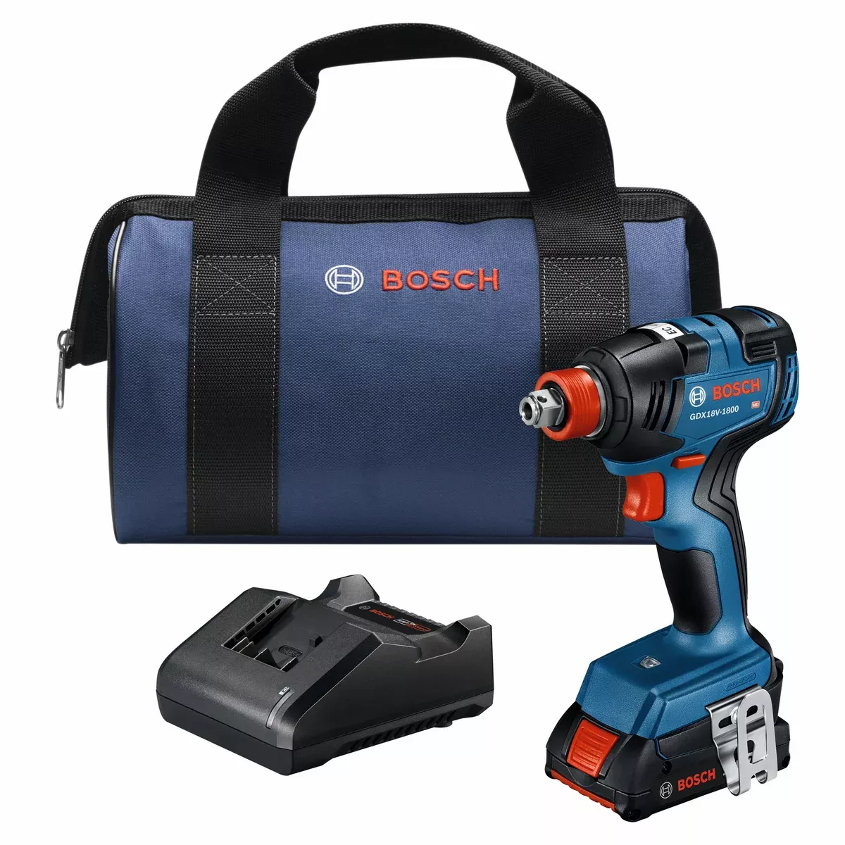 Bosch GDX18V-1800B12 | 18V Impact Driver/Wrench Kit