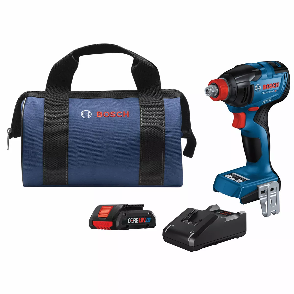 Bosch GDX18V-1860CB15 | 18V Impact Driver/Wrench Kit