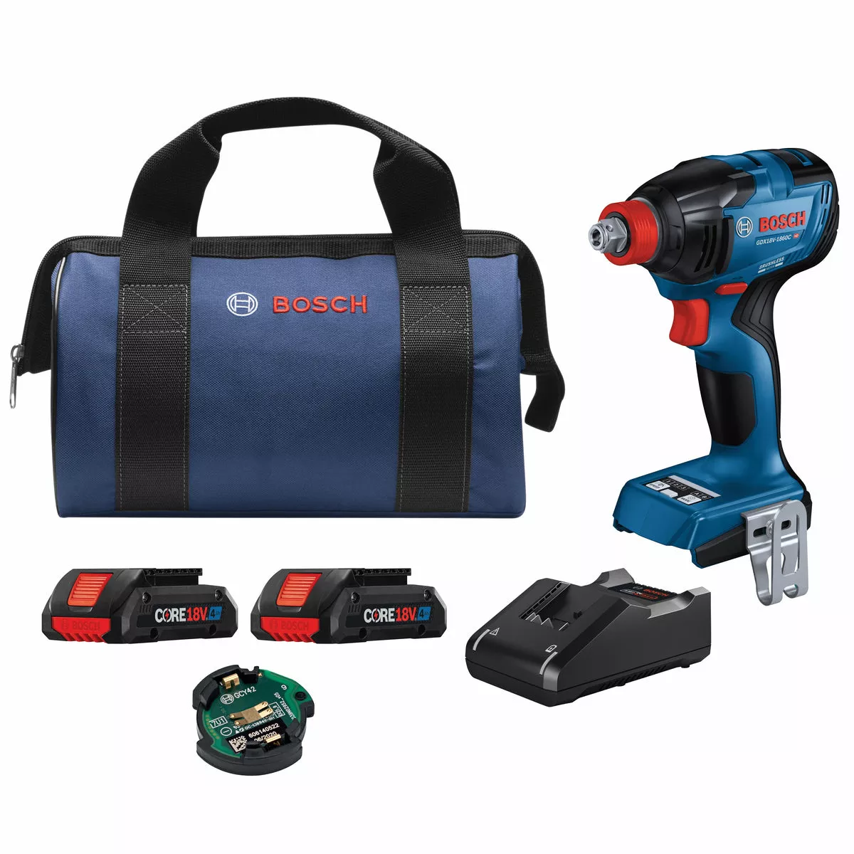 Bosch GDX18V-1860CB25 | 18V Impact Driver/Wrench Kit