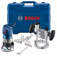 Bosch GKF125CEPK | 1.25 HP (Max) Palm Router Combo Kit