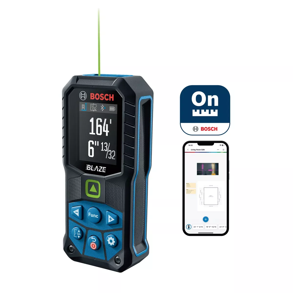 Bosch GLM165-27CGL | 165 Ft. Laser Measure
