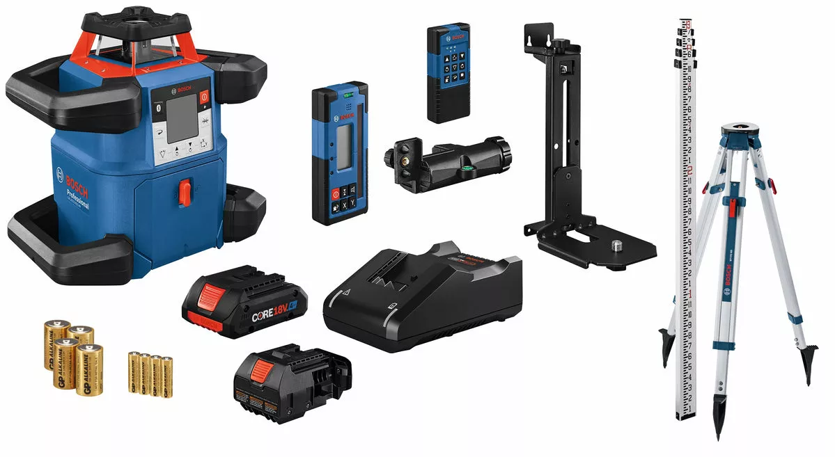 Bosch GRL4000-80CHVK | 18V Self-Leveling Rotary Laser Kit