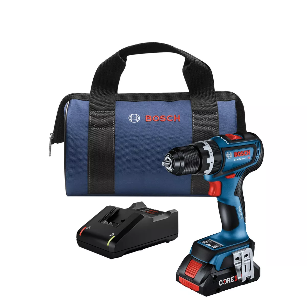 Bosch GSB18V-800CB14 | 1/2 In. Hammer Drill/Driver Kit